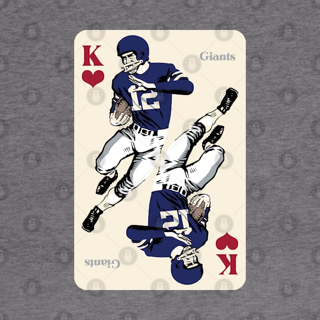 New York Giants King of Hearts by Rad Love